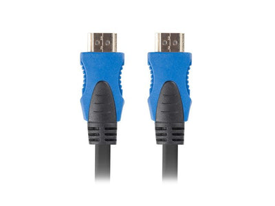 Lanberg HDMI Cable CA-HDMI-20CU-0018-BK Connectors Male/Male Chapados Oro Resolution Up To 3840*2160 1.8 Metre — image 1