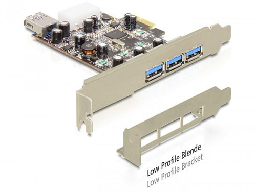 Delock Card Pci Express 3 X Externos + 1 X Internal USB 3.0 Tipo-a Female — image 1