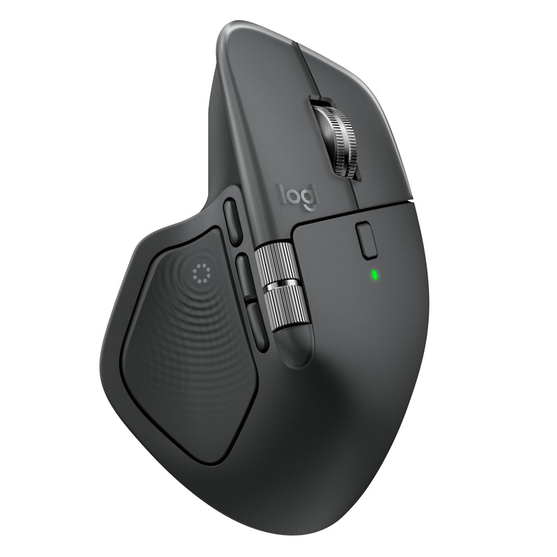 Logitech Mouse Mx Master 4 Office Mano Derecha RF Wireless + Bluetooth Laser 8000 DPI