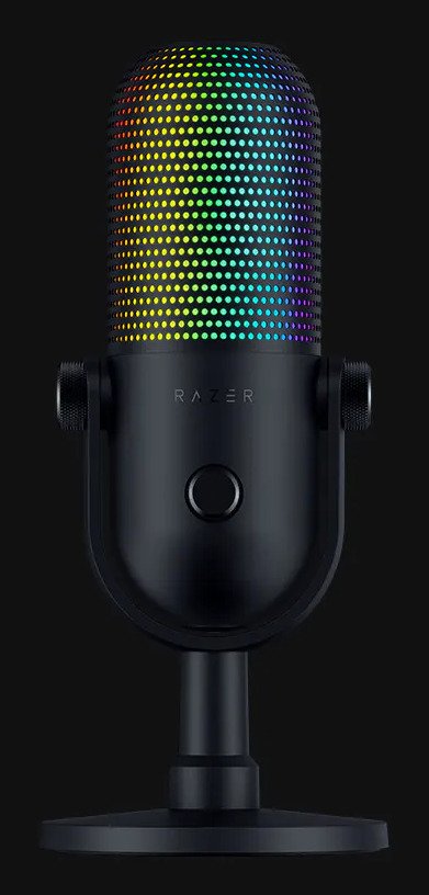 Razer Micrófono Seiren V3 Chroma Con Dsp 32 Brocas USB RGB Con Processor Signal Audio (dsp) 32 Brocas - Microph