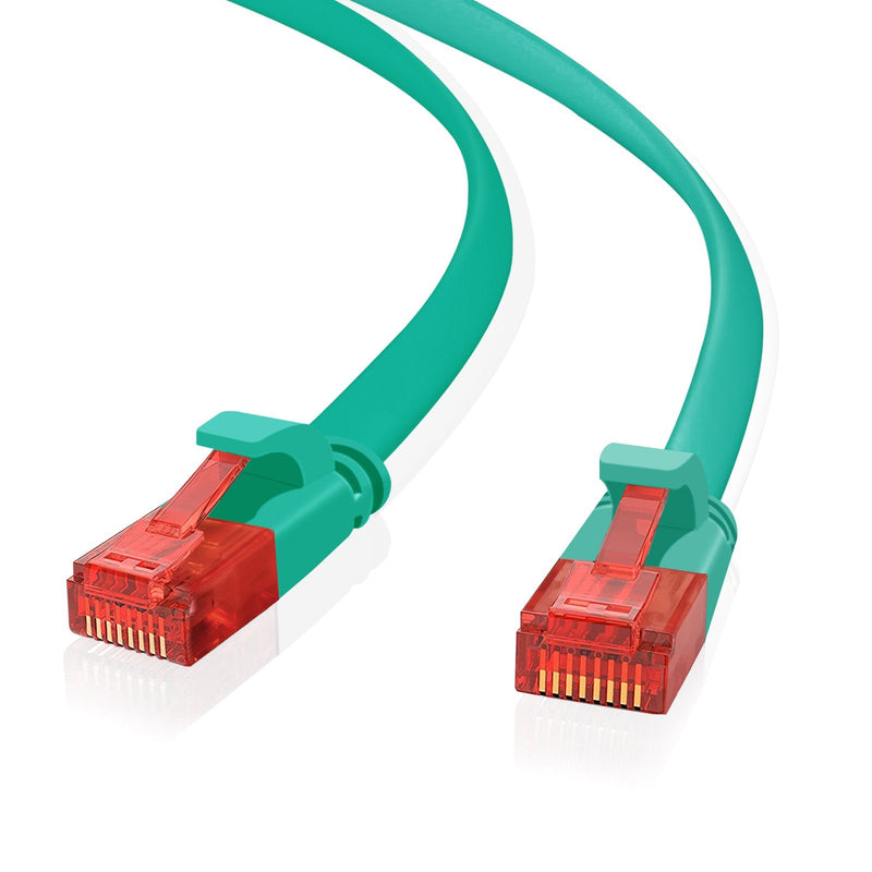 Helos Ultra Slim Network Cable U/UTP CAT.6 Green 20,0M