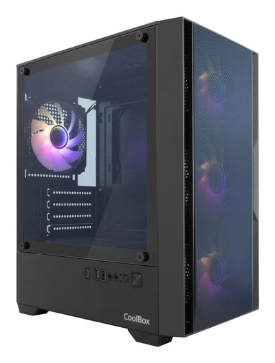 Coolbox PC Case Desktop microATX GM220 Mpfusion Black — image 1