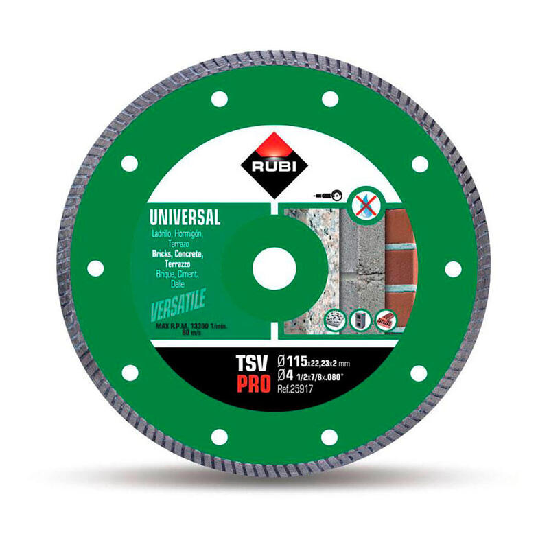 Rubi Unidad Diamante Tsv Ø115MM Pro 25917