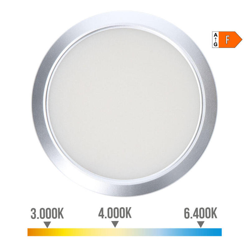 EDM Downlight Adjustable LED Surface/Empotrar 20W 2.050LM Frame CROMO.3 Temperaturas Light