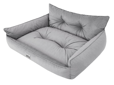 Hano Dog & Cat Bed with Removable Cover – Grey, XXXL