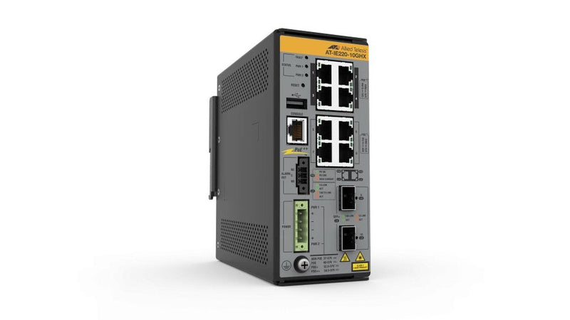 Allied Telesis IE220-10GHX Gestionado L2 Gigabit Ethernet (10/100/1000) Energía Sobre Ethernet (PoE) Grey