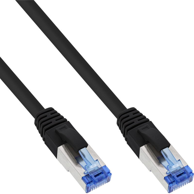 Inline Network Cable S/FTP Pimf CAT.6A Libre Halógenos 500MHZ Black 10M