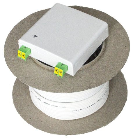 Telegärtner Cable H02082A0015 Fibre Optic And Infiniband 50M Lc 4X Lc White