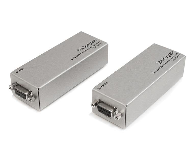 StarTech.com Extensor 1 Port Serie Serial RS232 DB9 Cable CAT.5 UTP Ethernet Up To 1000M Alargador Port Serie