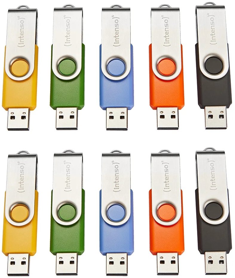 Intenso USB Flash Unidad 2.0 Basic 4GB 10 Unidades
