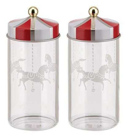 Alessi Circus Container Especias Set Of 2 MW68S2