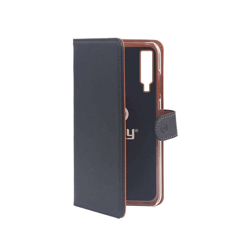 Celly WALLY795 Case For Galaxy A7 (2018) 15,2CM (6) Case Wallet Black Brown