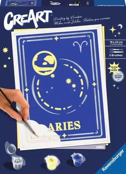 Ravensburger Creart - Signo Zodiacal Aries, Pintura 23736