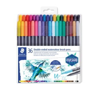 Staedtler Marker Double Punta Fibre Acuarelables Design Journey Colours -36U- — image 1