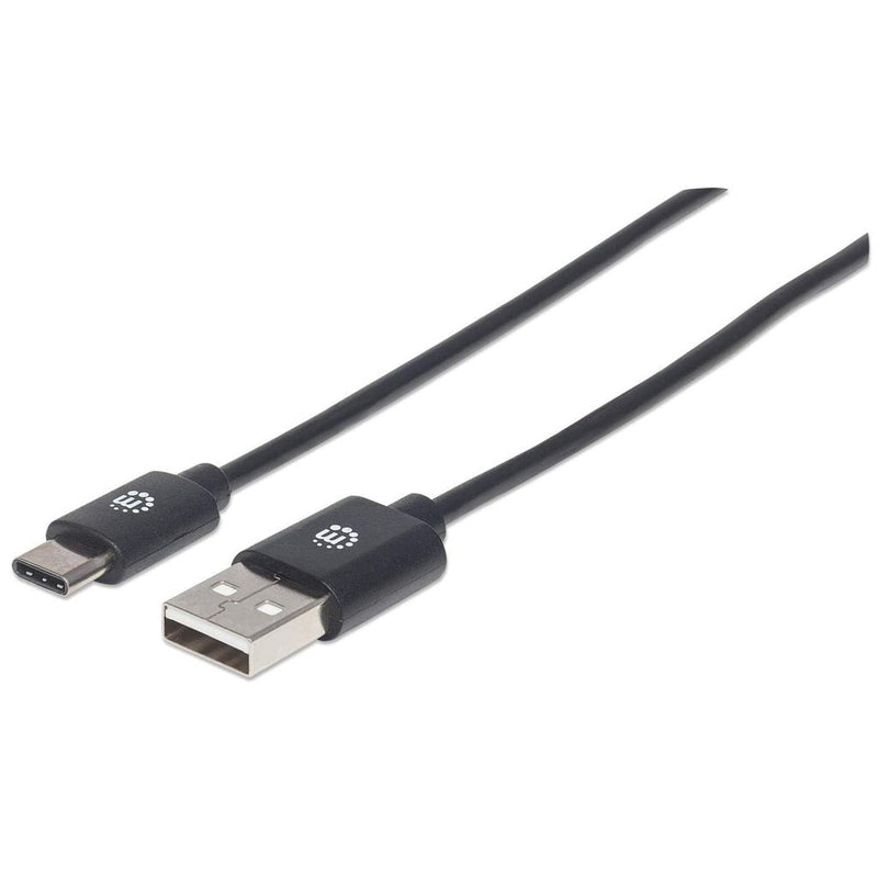 Manhattan USB Cable C USB 2.0, a Male/ C Male 480Mbps, 2M, Black