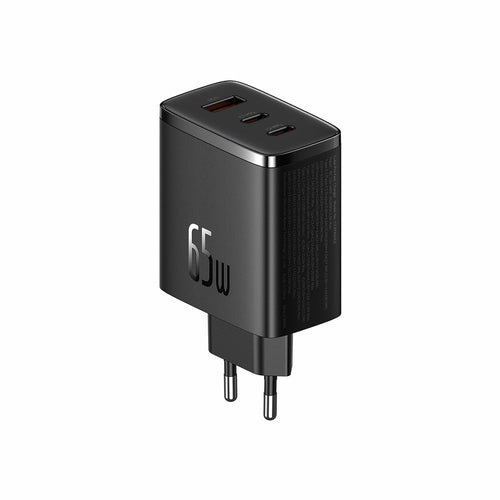 Baseus Charger Os-cube Pro 65W 2x USB-C + USB Black — image 1
