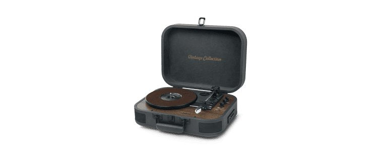 Muse MT-207DGB Negro Tocadiscos Con Altavoces