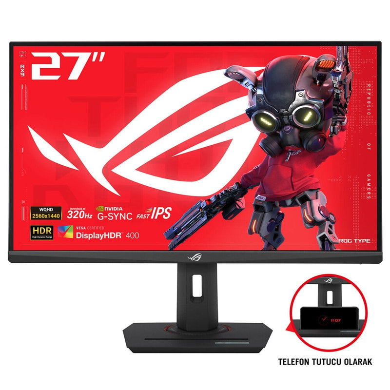 ASUS Monitor Rog Strix XG27ACMS 27 2560 X 1440 Pixels Quad HD LCD Black 90LM0BE0-B01171