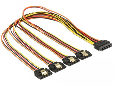 Delock Cable SATA 15 Pin Strom Male With Einrastfunktion — image 1