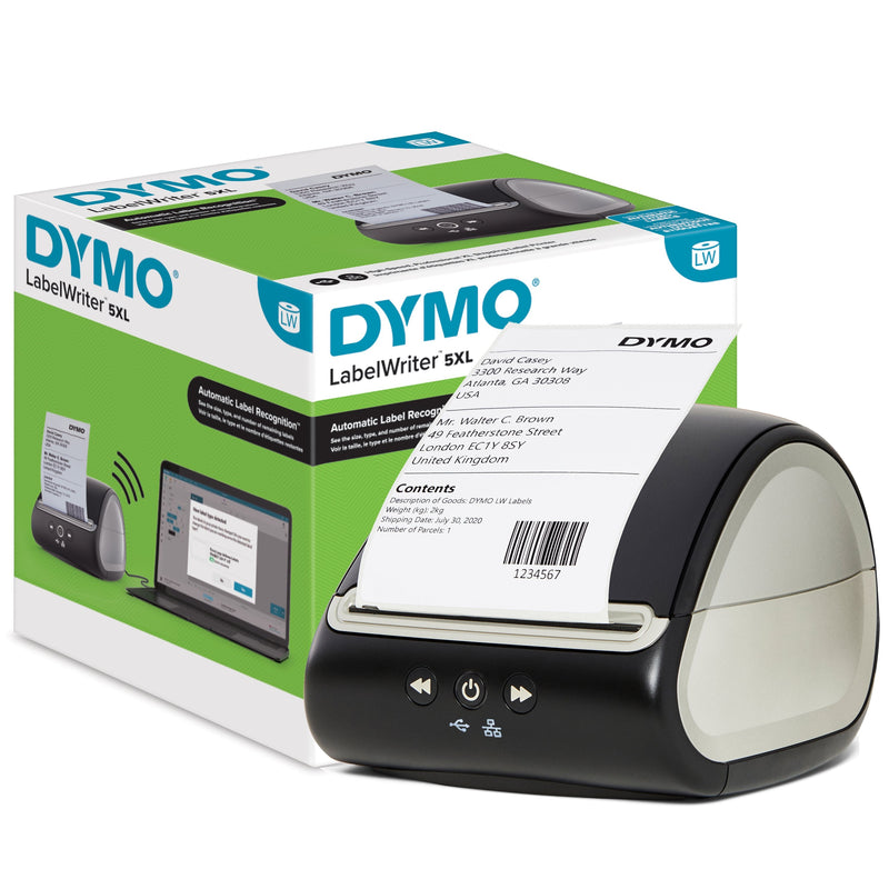 Dymo Printer Labels Labelwriter 5XL Thermal USB Black