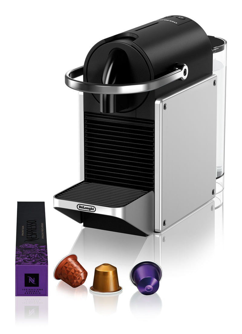 Delonghi Coffee Machine 127.S Nespresso Pixie Silver