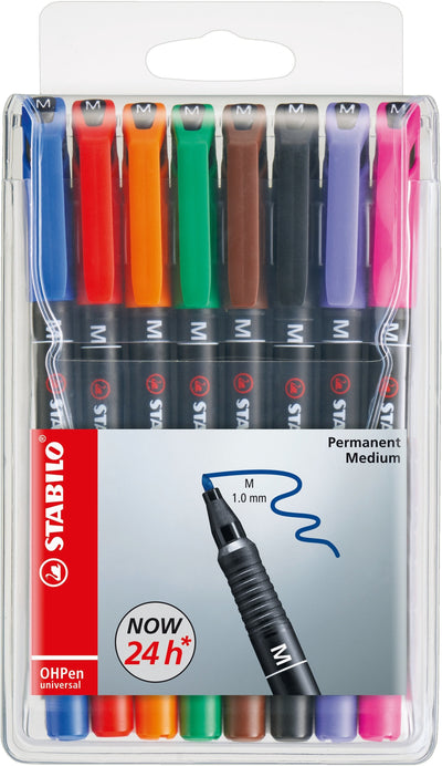 Stabilo Ohpen Pack 8 Markers Permanentes Trazo 0.4MM Colours Surtidos — image 1