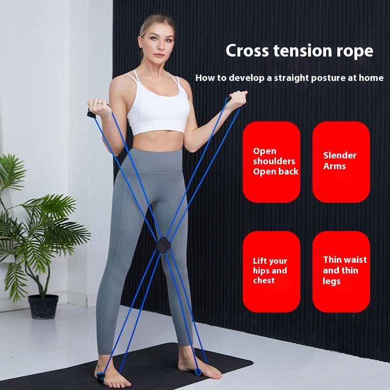 Multi Functional Eight Character Puller For Shoulder Fitness