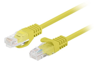 Lanberg Network Cable CAT.6 UTP 1.5M Yellow 10-PACK — image 1
