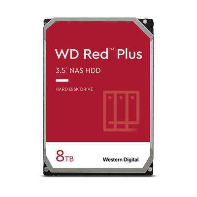 Wd Network Plus Hard Drive 8TB 3.5 SATA 6GB/S 5640 Rpm NAS WD80EFPX — image 1