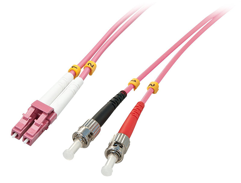 Lindy Cable Dúplex Fibre Optic Lc/St OM4 1M 50/125ÆM Multimode