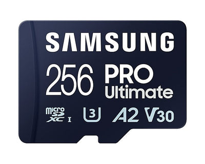 Samsung 256GB Pro Ultimate microSD Card + Card Reader — image 1