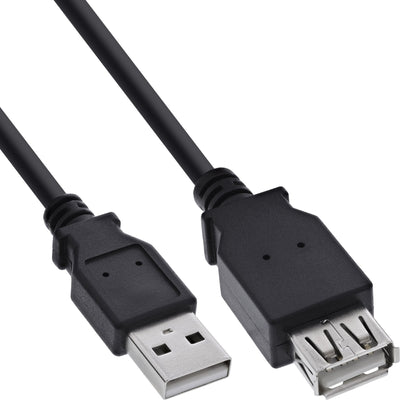 Inline Cable Extensión USB 2.0 Type a Male a Female Black 5M — image 1