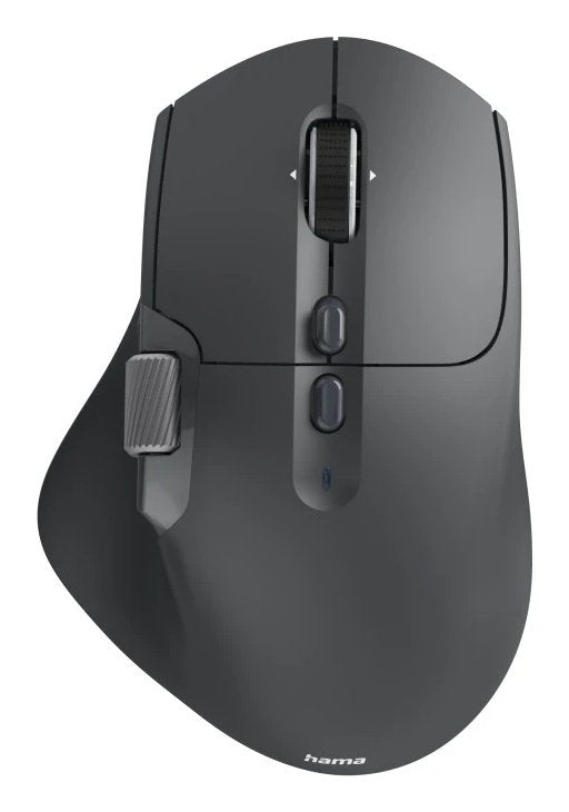 Hama Mouse Multidispositivo Ergonomico Vertical WM-900, With Bt, Black