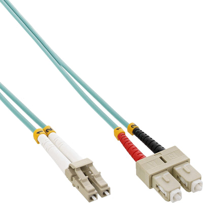 Inline® Fiber Optical Duplex Cable Lc/Sc 50/125?M OM3 7.5M — image 1