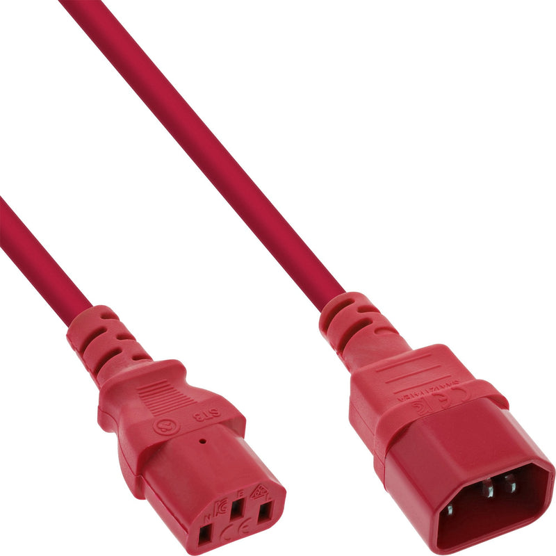 Inline 35PCS. Bulk-pack ® Power Cable Extension, C13 a C14, Network 2M