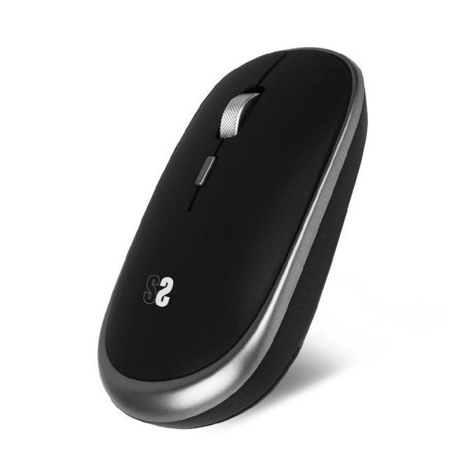 Subblim Mouse Optico Wireless Mini Flat Space Grey Up To 1600DPI/ Wireless/ Silent Click/ Ambidiestro