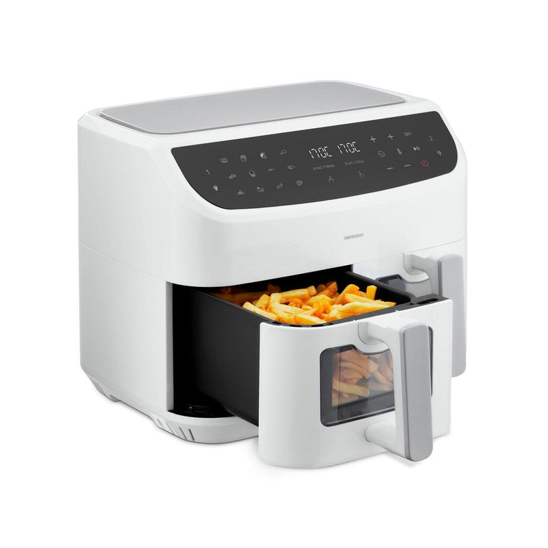Medion Fryer Doppel Life P20 MD11760 XXL White 2.600 Watt, 2 Körbe Je 4,35 Liter) 50077283