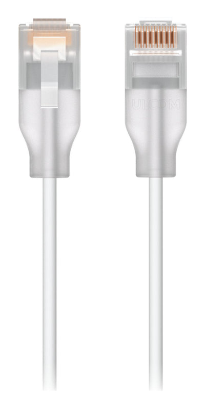 Ubiquiti Cable UACC-CABLE-PATCH-EL-0.15M-W Network Translúcido, White 0,15M CAT.6 — image 1