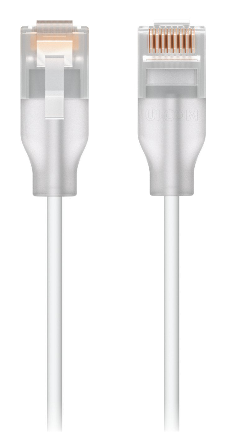 Ubiquiti Cable UACC-CABLE-PATCH-EL-0.15M-W Network Translúcido, White 0,15M CAT.6