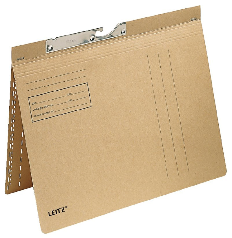Leitz Ring Binder Colgante Din A4 Kaufmännische Heftung Naturbraun