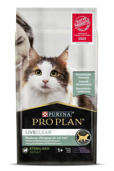 Purina Pro Plan Liveclear Esterilizado Adulto Rico Pavo 1.4KG — image 1
