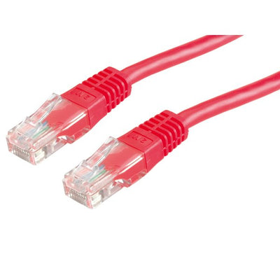 Roline Network Cable KAT.5E Class D UTP Red 1M — image 1