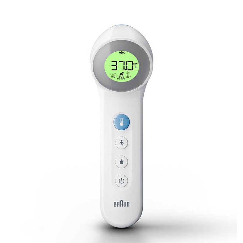 Braun Thermometer Body BNT400WE Without Contact + Front With Age Precision