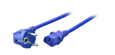 Efb Cable Power Contact Protection 90 - C13 180, Blue 1,8M, 3 X 0,75MM — image 1
