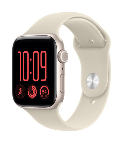 Apple Watch Se 3 GPS + Cellular 44MM Starlight Aluminium Case With Sand Sport Band - M L — image 1