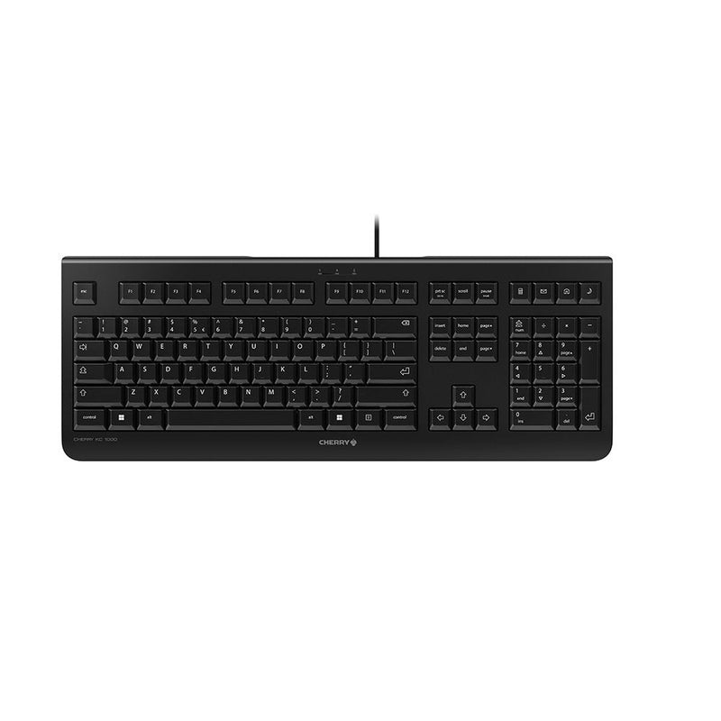 Cherry Kc 1000 Keyboard USB QWERTY English Ee. Uu. Black