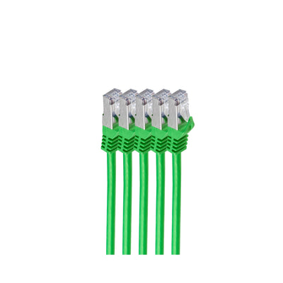 Shiverpeaks RJ45 Network Cable S FTP, CAT.7 VE5, 5M Green — image 1