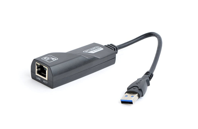 Gembird Adapter USB 3.0A Ethernet RJ45 Black NIC-U3-02