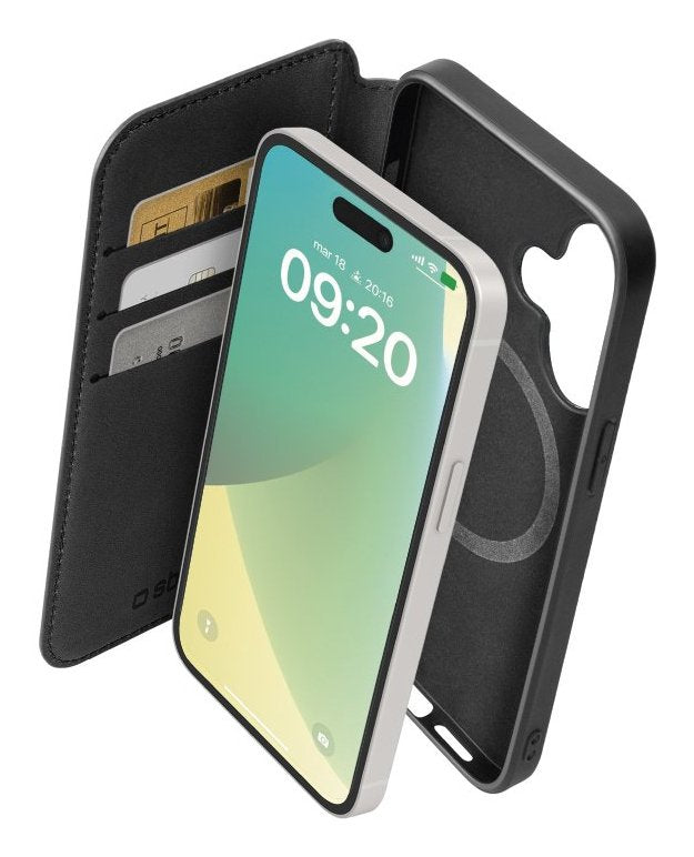Sbs TEBKMAGSFIP1661K Case For Iphone 16 15,5CM (6.1) Case Wallet Black