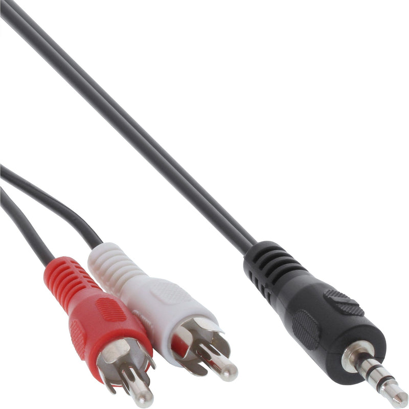 Inline Cable Audio 2X Rca Male a 3.5MM Stereo Male 5M